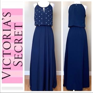 NWOT VICTORIAS SECRET Beaded Sleeveless MAXI DRESS